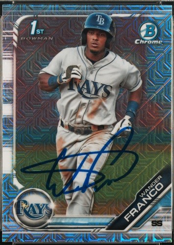 PSA 10 WANDER FRANCO 1st 2019 Bowman Chrome Prospects Rookie RC