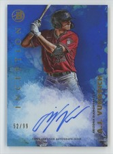 A.J. Vukovich 2021 Bowman Inception Blue Auto /99 #PA-AVH Arizona Diamondbacks