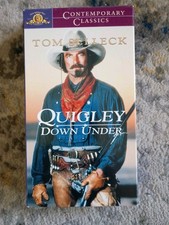 Quigley Down Under VHS 1990 Video Tape Tom Selleck Western Contemporary Classics