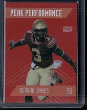 2018 SAGE HIT #PK-DJ Derwin James Peak Performance Red #/25