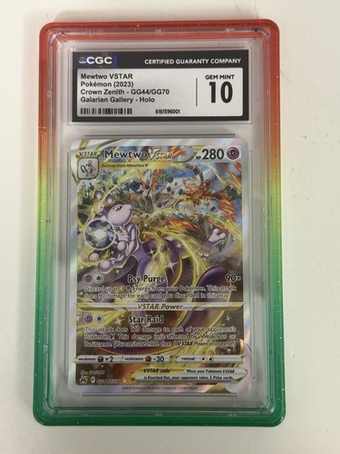 Mewtwo VSTAR graded CGC 10 for sale on eBay