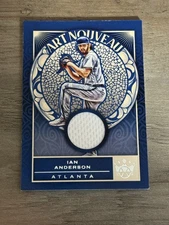 2022 PANINI DIAMOND KINGS ART NOUVEAU IAN ANDERSON JERSEY RELIC INSERT BRAVES