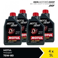 Motul Motylgear 75W-80 GetriebeöL Schaltgetriebe GL-4 GL-5 4X1 Liter = 4 Liter