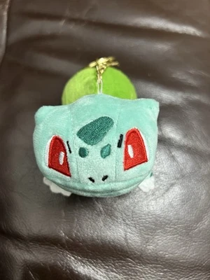 Pokemon TOMY Bulbasaur Plush Toy with Key Ring Chain (New Without Tag) Rare - Image 1 of 4