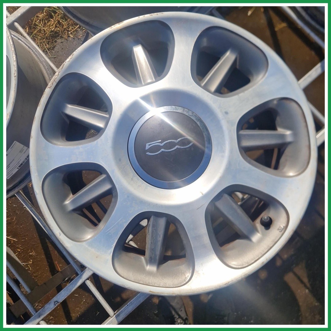 Cerchio Singolo in Lega Fiat 500 II 16 pollici 16 6.5J 4x. ET. 2015 2020 Usato
