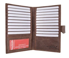 Marshal Bifold Leather RFID Blocking Wallet For Men & Women | Genuine Leather...