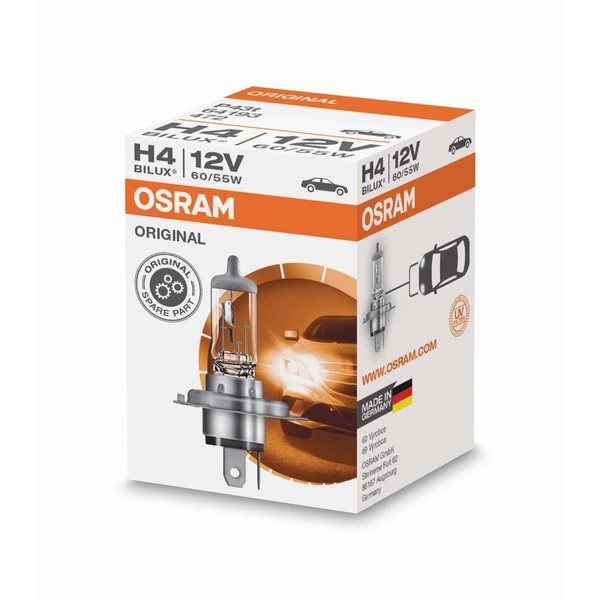 Osram Original Line H4 Halogen 12V 60/55W Sockel P43T GlüHbirne-image