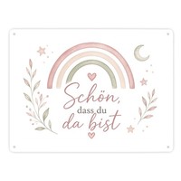 Metallschild Xxl In 38X28 Cm SchöN - Blechschild Mit Herzmotiv Mit Spruch: