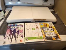 Lot 3 Games Wii Fit And Balance Board Nintendo Wii Tested