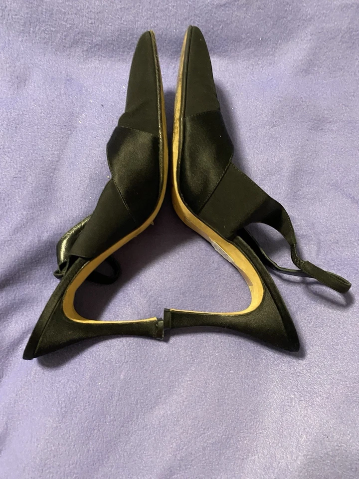 Tacones Vera Want negros 9,5 3 pulgadas Foto 4 de 4