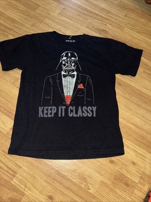 Star Wars XL  Keep It Classy Boys Or Girls T Shirt. Ex Cond. 
