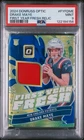 2024 Panini Donruss Optic - First Year Fresh Drake Maye #FYF-DME Blue Hyper...