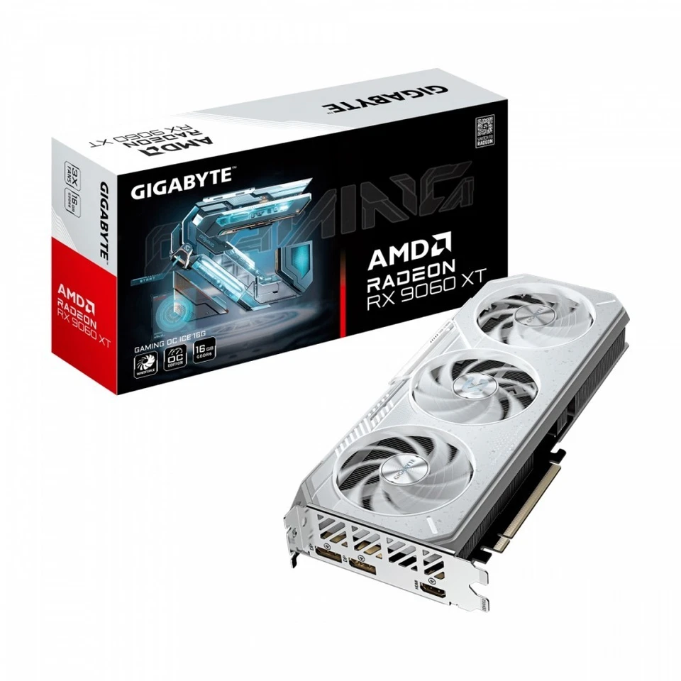 GIGABYTE GAMING Carte Graphique Radeon RX 9060 XT OC ICE 16G 16GB GDDR6 256bit