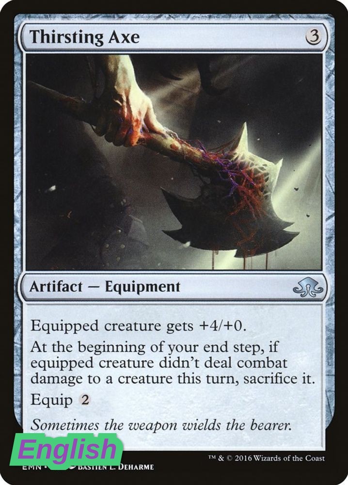 Magic- Thirsting Axe [EMN - 202] Eldritch Moon NM Uncommon