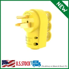 NEMA 6-30P/6-50P Plug, 30/50 Amp 250 Volt Male Plug, 6-30P/6-50P Welder Replacem