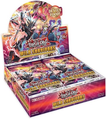 2023 Yugioh Wild Survivors 1st Edition Booster Box [24-Packs] Sealed