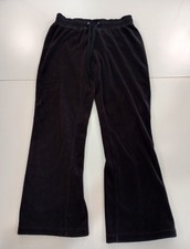 Bobbie Brooks Pants Womens Medium Black Sweatpants Drawstring Elastic Waist