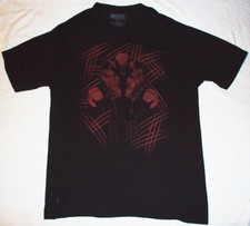 Wolverine Raging with Claws Out Over Claw Marks Comic Art XL T-Shirt X-Men NEW