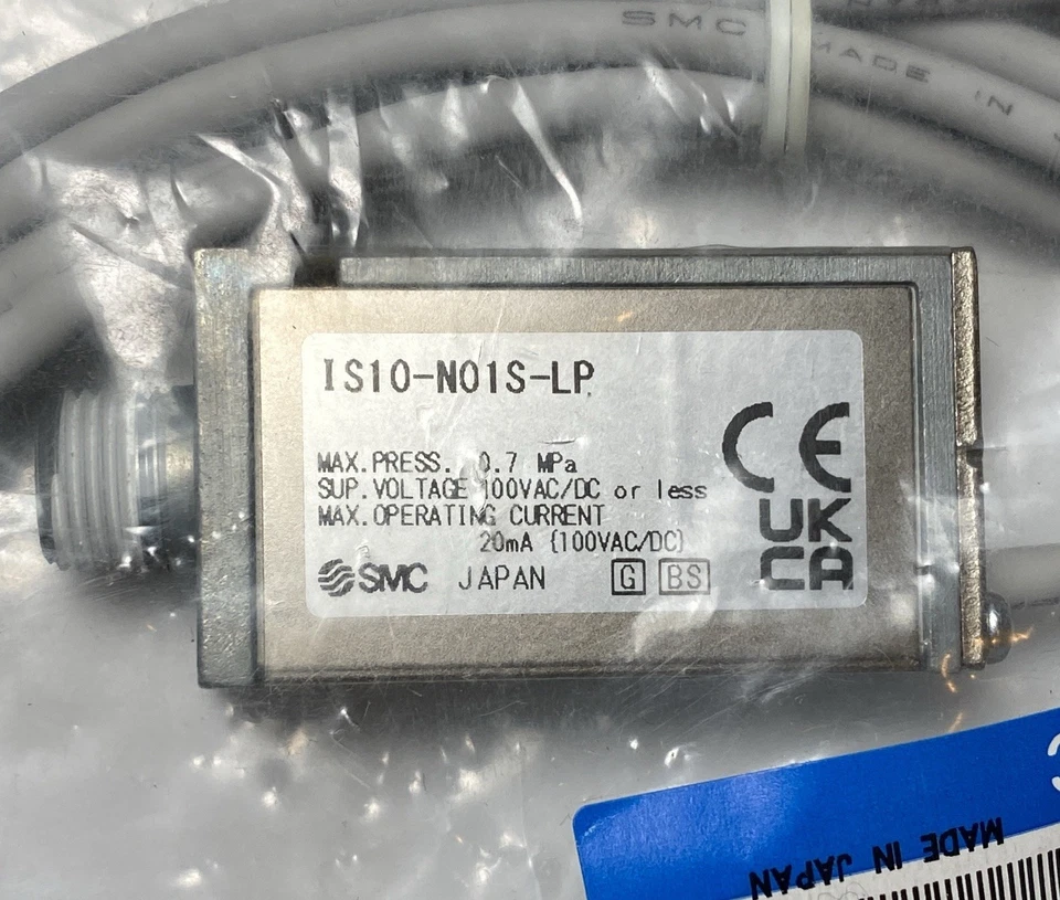 SMC IS10-N01S-LP ADJUSTABLE PRESSURE SWITCH 0.1-0.4 MPA - Image 3 of 4