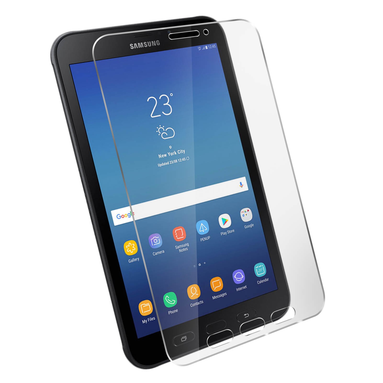 Protection écran Galaxy Tab Active 2 verre trempé 9H pour chantier et atelier