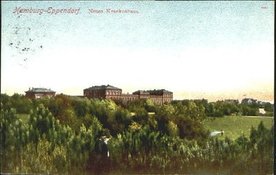 HAMBURG  CITY - Eppendorf Krankenhaus x 1908