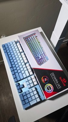 Redragon K556 Devarajas Wired Mechanical Gaming Keyboard Blue - Slightly used