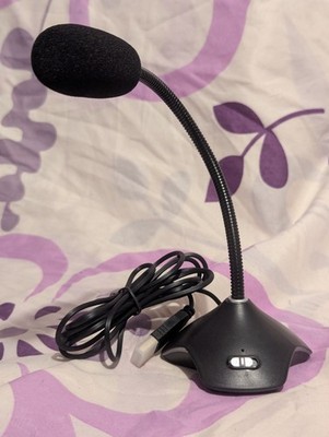 USB RGB Tischmikrofon XIAOKOA Gaming Mikro Plug & Play mit Mute-Taste & OVP