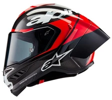 Alpinestars Supertech R10 Element Carbon Motorcycle Helmet Red/White