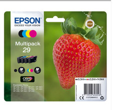 Epson 29 Multipack Tintenpatronen - Schwarz/Gelb/Cyan/Magenta, 4 St&uuml;ck