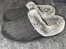 Skechers Womens US 11 Slip On Bobs Keepsakes Ice Angel Clog Slipper Charcoal