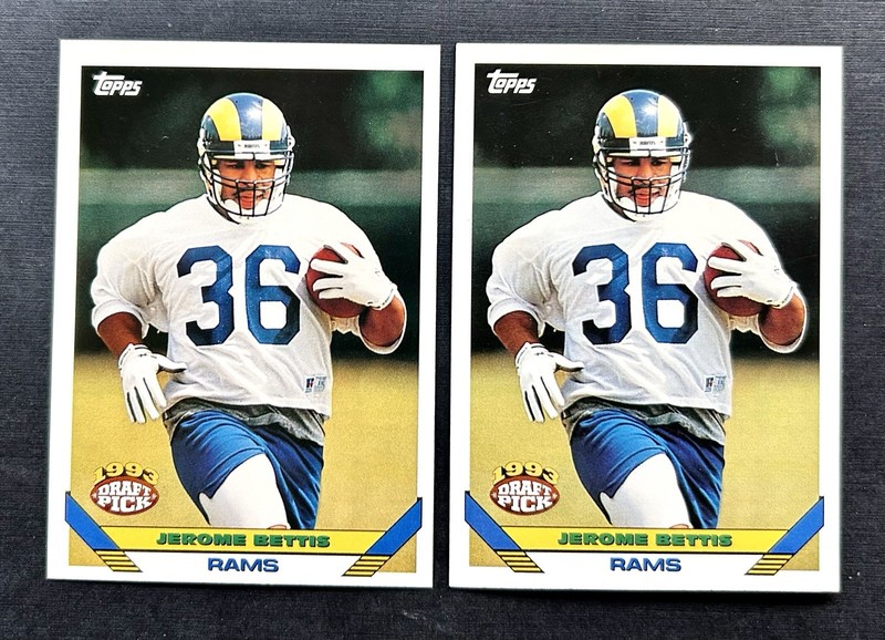 1993 Topps - Jerome Bettis #604 (Lot of 2) NM-MT