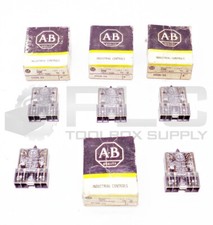 LOT OF 5 NEW ALLEN BRADLEY 800M-XA CONTACT BLOCKS 300 VAC 720VA BREAK 110-300V