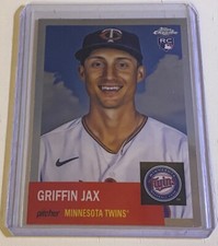 Griffin Jax 2022 Topps Chrome Platinum Anniversary Rookie RC #76 Minnesota Twins