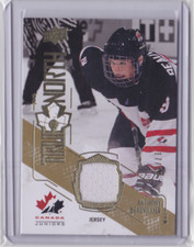 2015 UD TEAM CANADA JUNIORS TRUE NORTH JERSEY GOLD/49 ANTHONY BEAUVILLIER #TN-AB