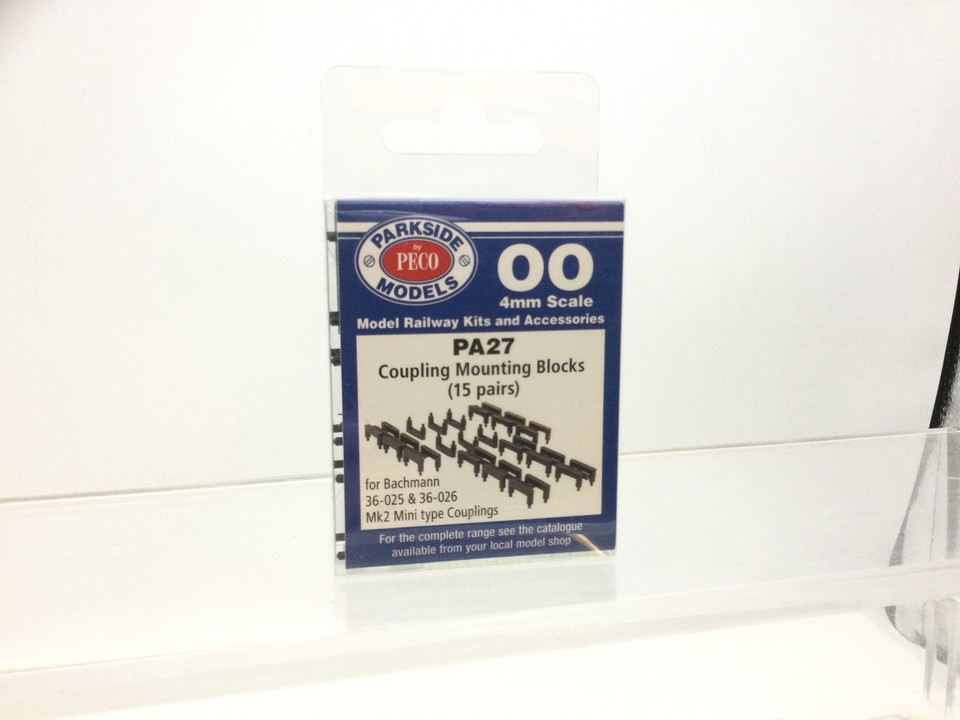 Parkside PA27 OO Gauge Coupling Mounting Blocks (15 Pairs) eBay