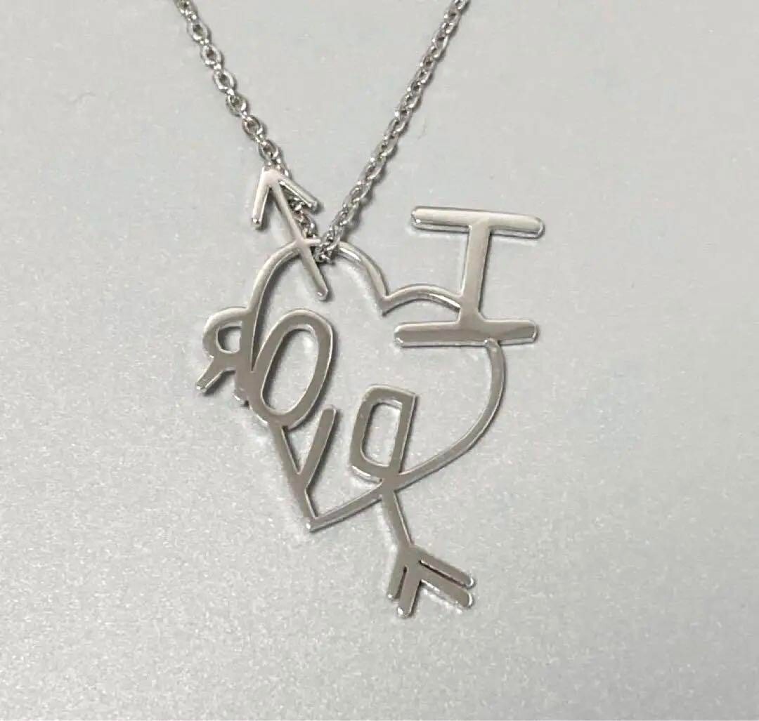 Christian Dior Heart Arrow Necklace Silver Women | eBay