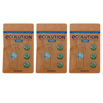 Dr. Schnell Ecolution Forol 3 x 20 Universalreiniger Sticks