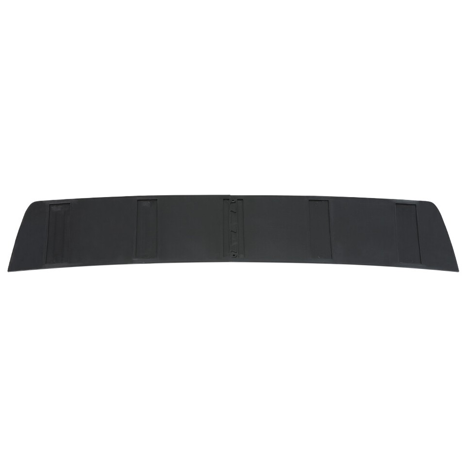 KEEPDSGN VW Tiguan R-Line Matte Black Rear Bumper Diffuser (2010-16) – 10 Fin Spoiler Lip