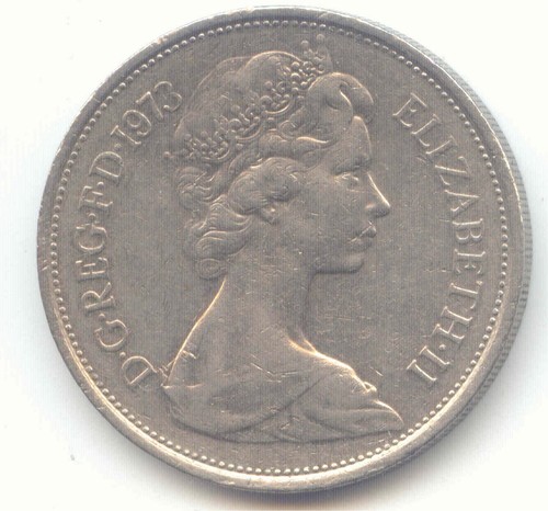 UK 1973 Ten New Pence Great Britain Crowned Lion 10p Exact Coin - Picture 2 of 2
