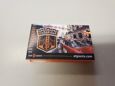 Calendario de bolsillo de béisbol RS20 de los Gigantes de San Francisco 2011 MLB - Coca Cola
