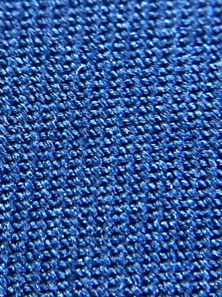 Vintage Navy Poly Poplin Fabric 1-1/2 Yards By 63” Wide - Image 3 of 4