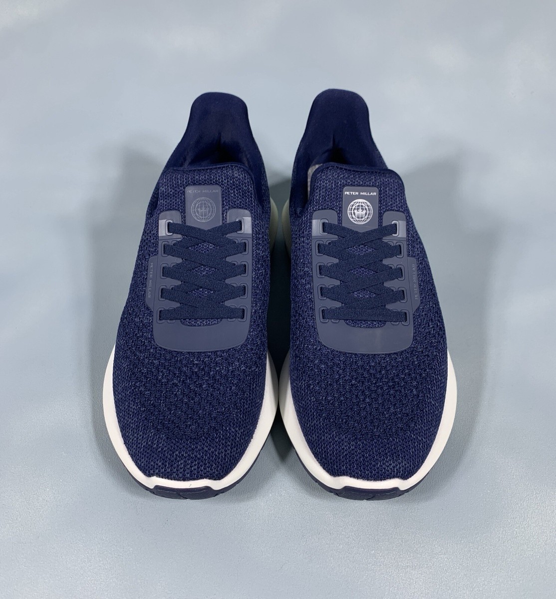 Peter Millar Men’s Crown Sport Blue Hyperlight Apollo Navy Sneakers Shoes 10 PETER MILLAR Hyperlight Apollo Crown Sport Navy Knit Slip On  main image 3