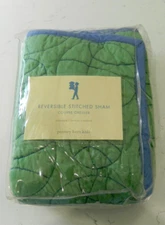 NWT Pottery Barn Kids Reversible Stitched Basketball Standard Sham