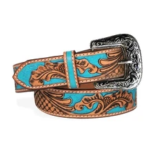 Resistance Argentinian Full Grain Leather Belt – Western, Tooled, Cowboy Belt