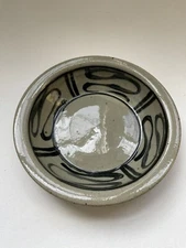 Jugtown Plate Bowl 2003 Pamela Owens Signed Salt Glaze?