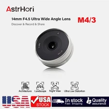 AstrHori 14mm F4.5 Ultra Wide Angle Manual Lens Strong Anti-Distortion for M43
