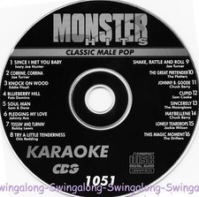 CLASSIC MALE POP MONSTER HITS 1051 KARAOKE CD G Sam Cooke,Joe Turner,NEW