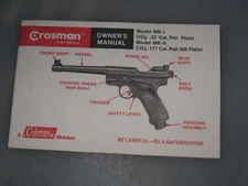 Vintage New OEM Crosman Air Pistol Mark l and ll Owners Manual