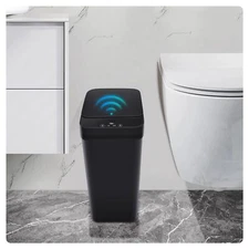 2.4 Gallon Automatic Smart Trash Can Mini Garbage Bin with Motion Sensor and Lid