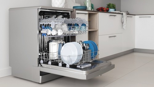 LAVASTOVIGLIE INDESIT IN2FE14CNP80S INOX 14 COPERTI - Foto 6 di 6